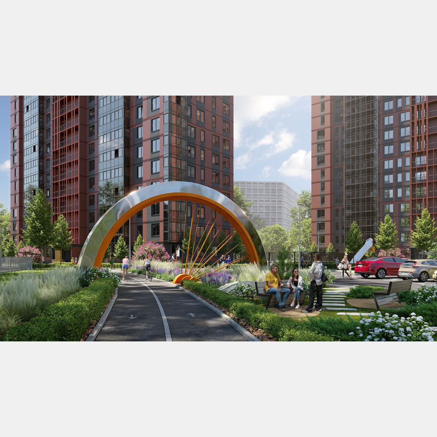 2-к. квартира, 62,5 м², 20/23 эт.
