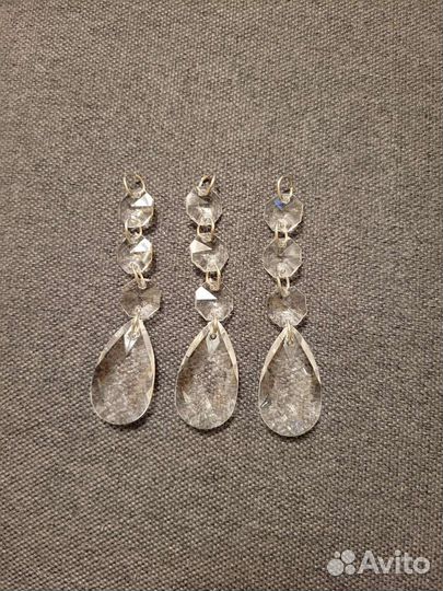 Акриловая подвеска в форме капли 10 шт