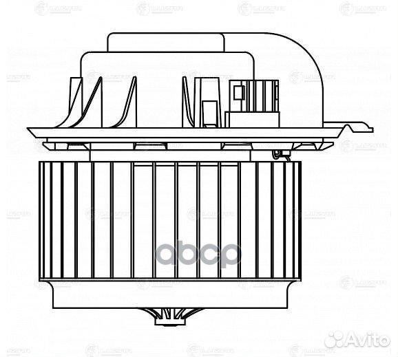 Э/вентилятор отоп. для а/м VW Touareg (02) /Aud