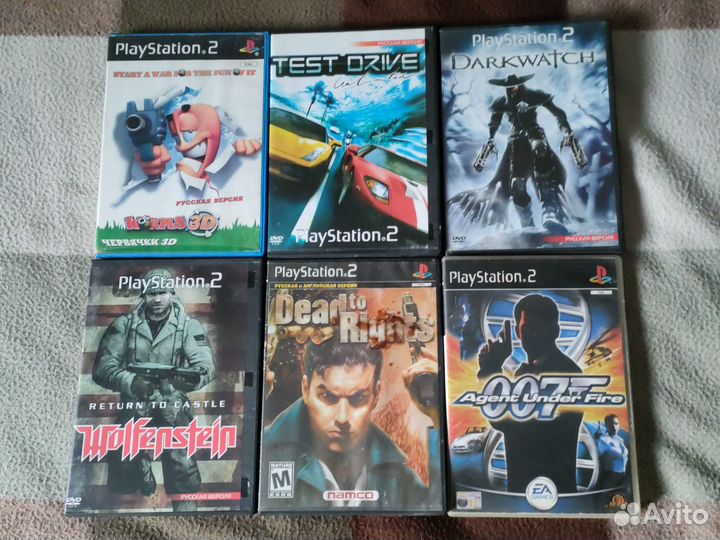 Игровые диски на ps2