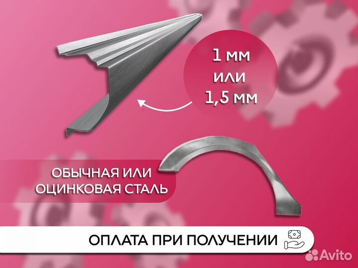 Ремонтные пороги Mazda 6GJ 3 поколение дорест/рест