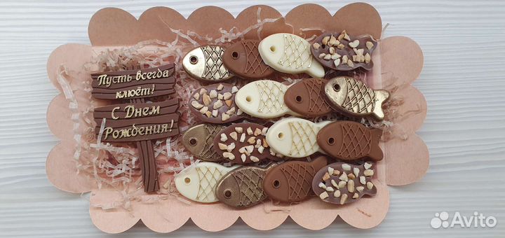 Подарок из шоколада для мужчин