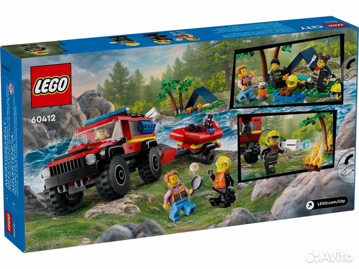 Конструктор lego City 60412 Пожарная машина со сп