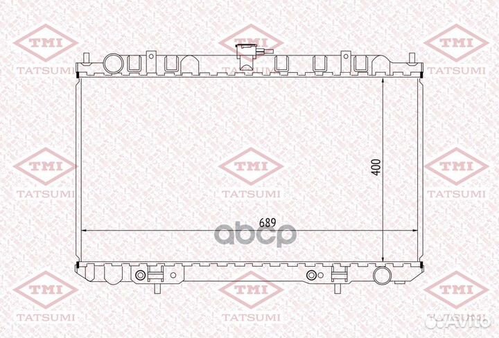 Радиатор охлаждения TGA1060 tatsumi