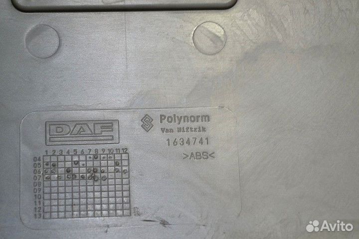 Пластиковая крышка торпеды DAF XF105 (01.05)