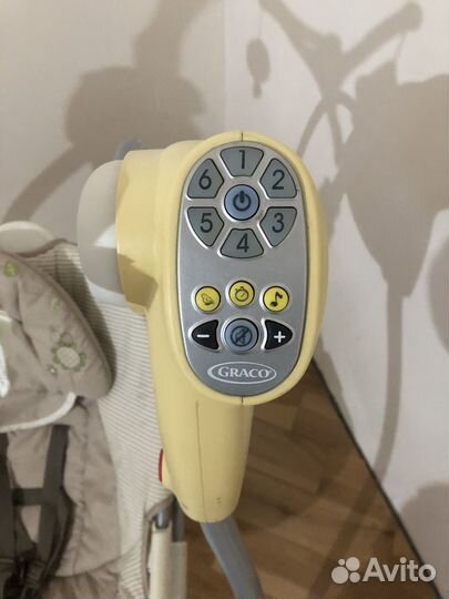 Детская кресло качалка graco электрическая