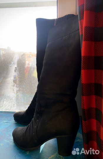 Сапоги зимние 37 нубук