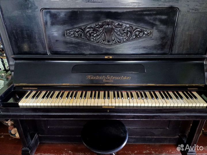 Старинное немецкое пианино, 19 век