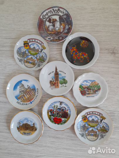 Сувенирные декоративные тарелки страны мира