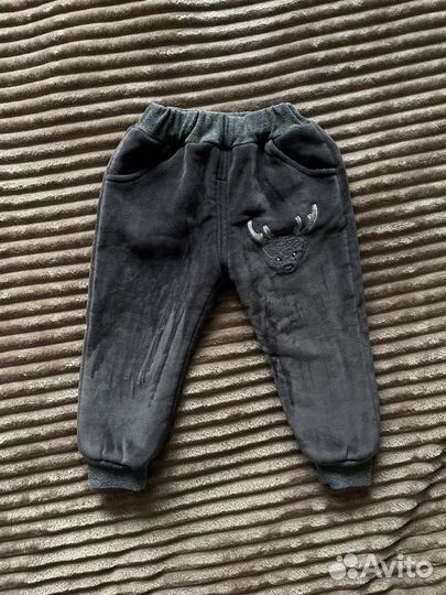 Костюм детский тройка теплый 86