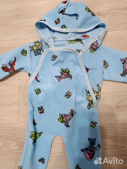 Комбинезон флисовый поддева и пакет немного вещей