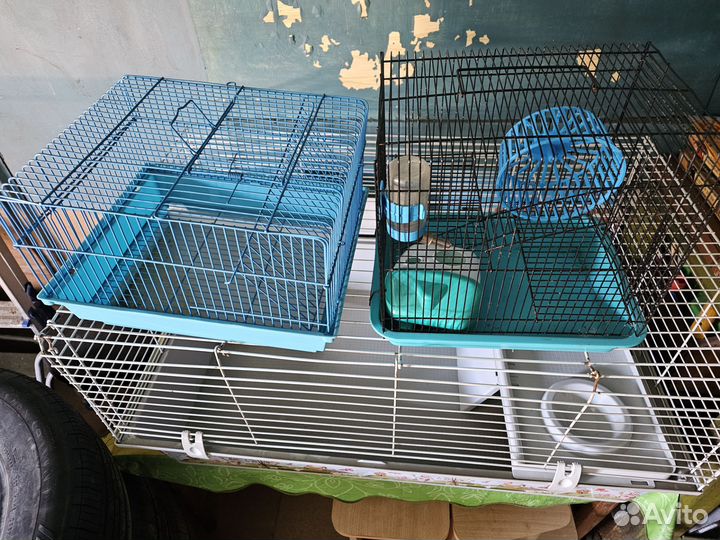 Большая клетка для домашних кроликов