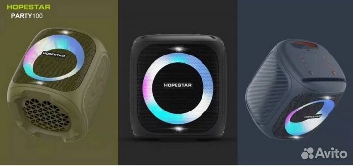 Колонка с микрофоном Hopestar 100 party (новая)