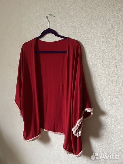 Рождественнская накидка болеро