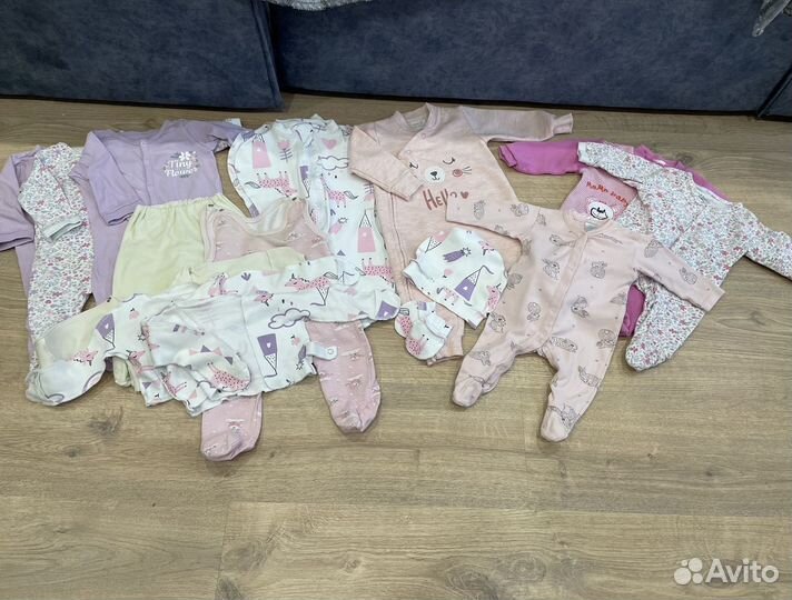 Вещи пакетом для девочки 56-62