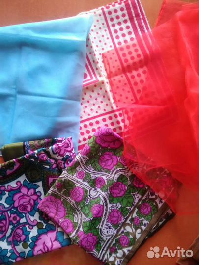 Платки, шарфы СССР, винтажные вещи
