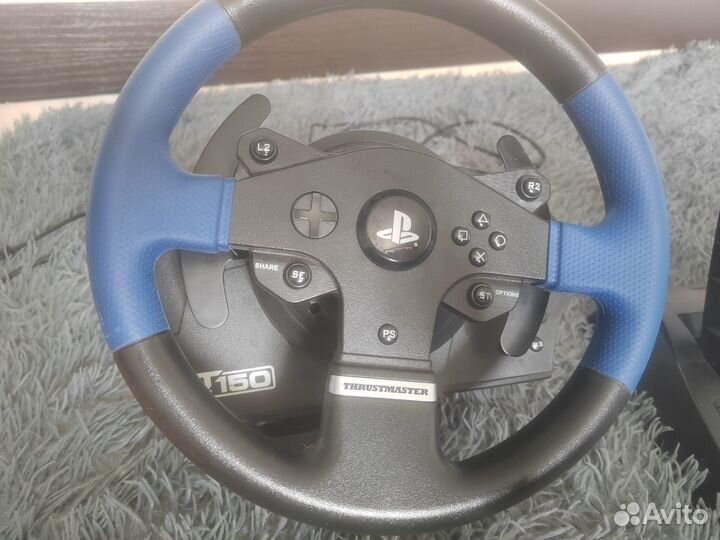 Игровой руль с педалями для ps4