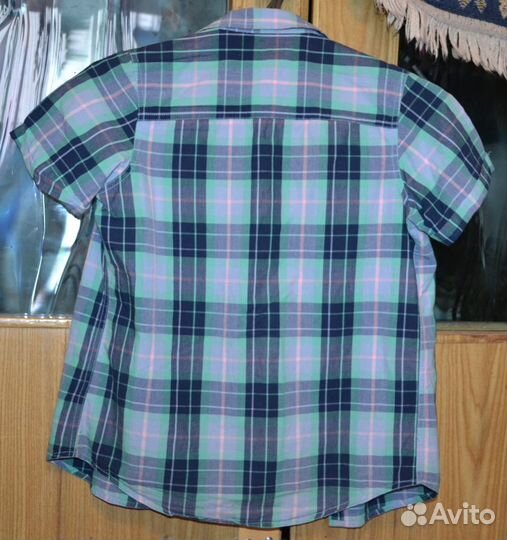 Рубашка с коротким рукавом 11-12 лет