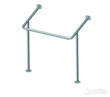 Поручень с опорой в пол