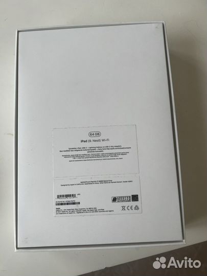 iPad 9 коробка