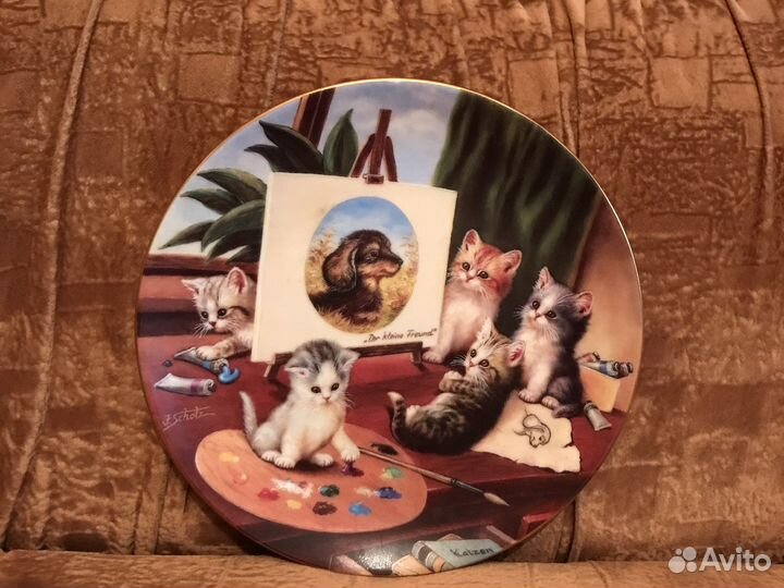 Коты котята тарелка Германия