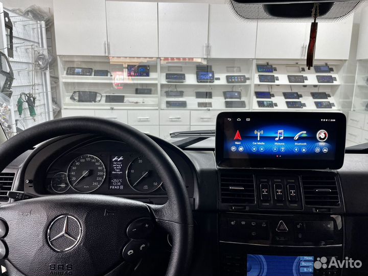 G class w461 магнитола стиль AMG