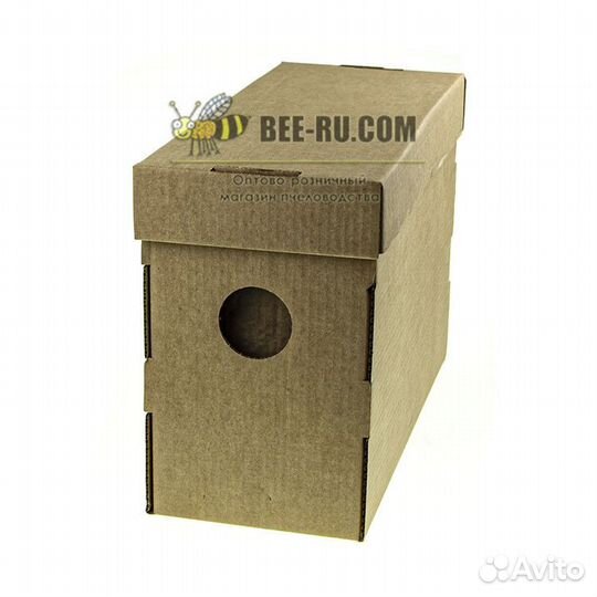 10 шт. Ящик для пчелопакета на 4 рамки Дадан (гофр