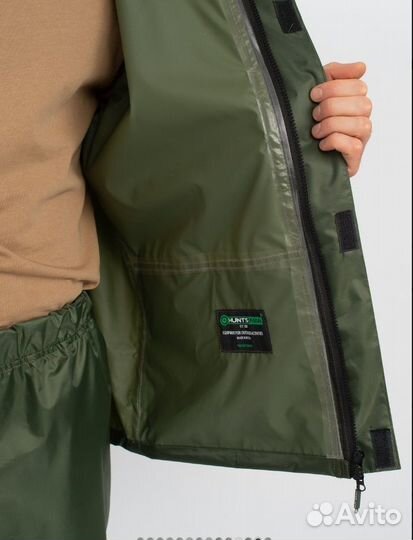 Костюм ввз Шторм цв.Зеленый тк.Таффета PVC 20000мм