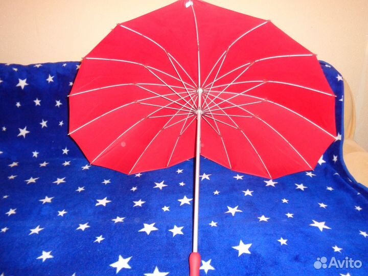 Зонт трость-сердце