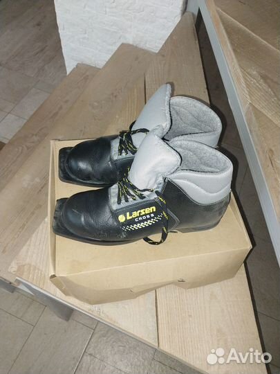 Лыжные ботинки larsen продам или обмен
