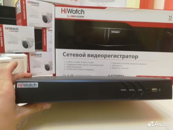 PoE 4-кан IP видеорегистратор DS-N304P(C) HiWatch