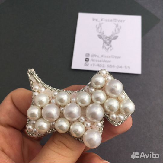 Брошь ручной работы