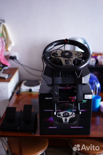 Игровой руль dexp wheelman pro
