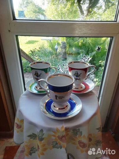 Бокал с блюдцем Дулево Фифа 2018 Забивака