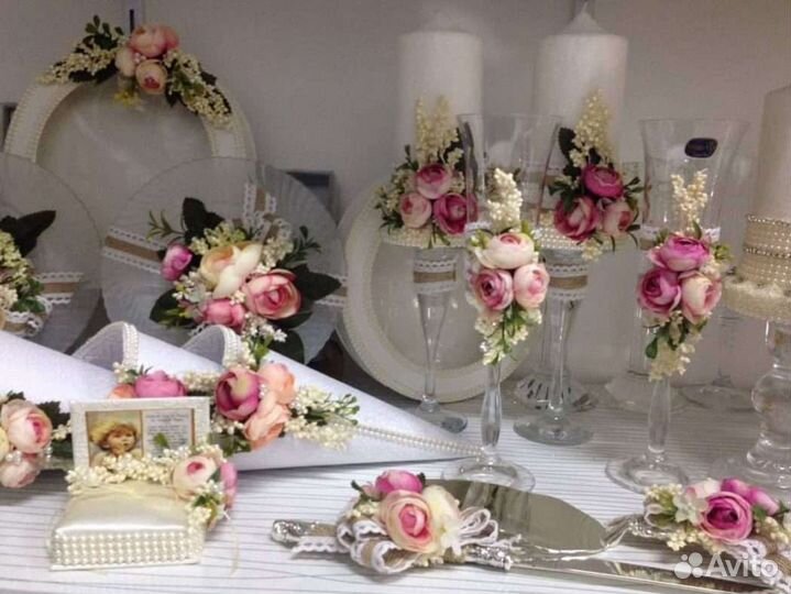 Свадебные аксессуары на стол
