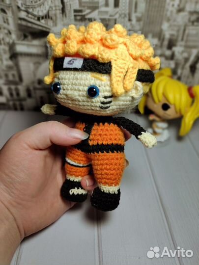 Вязаная игрушка Наруто Naruto