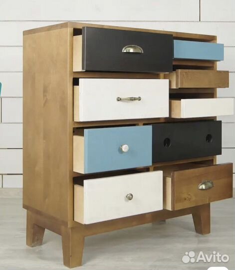 Комод Этажерка Aquarelle Birch 9 ящиков, новый