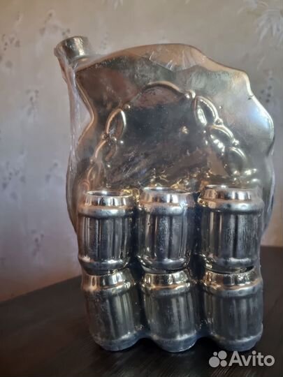 Штоф (сувенирный). Графин+стаканы(рюмки)