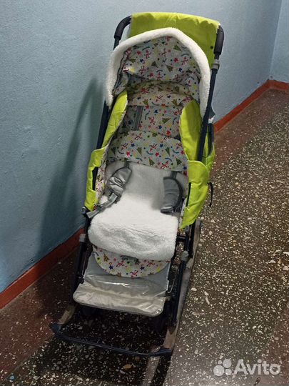 Детские санки коляска