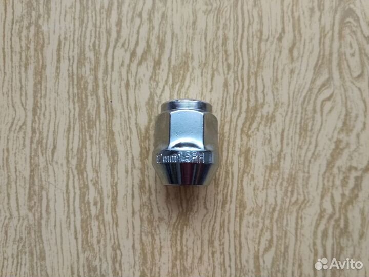 Гайка колесная Форд, хром, конус, резьба 12*1.5