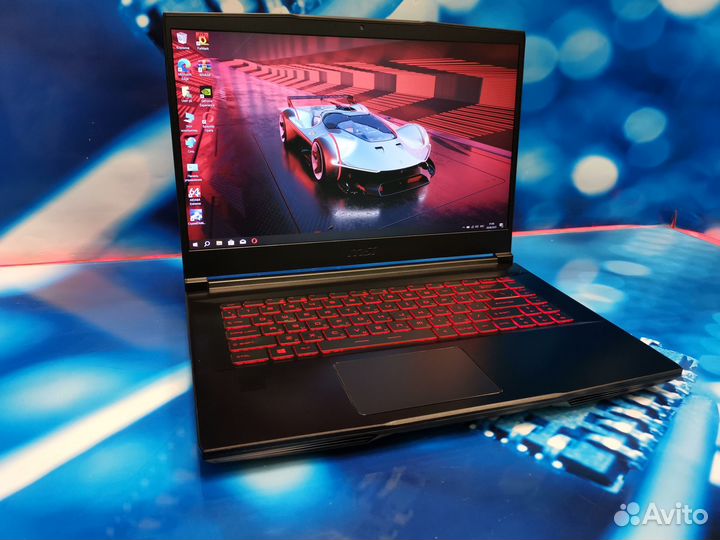 Игровой MSI Thin на RTX 3060 / i7 10750H / 144 Гц