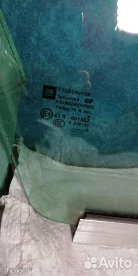 Стекло передней правой двери opel astra h