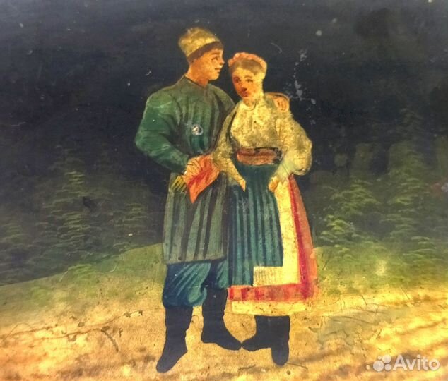 Шкатулка лаковая Свидание