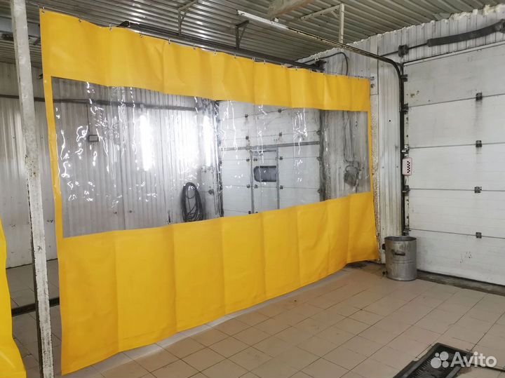 Прозрачная пвх штора-занавес