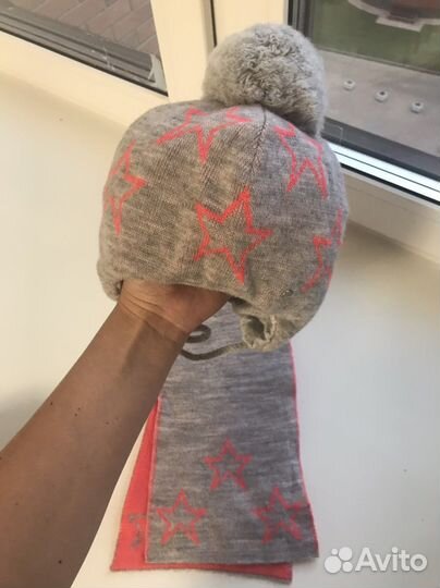 Комплект шапка и шарф