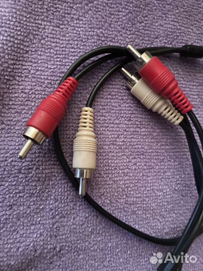 Аудио-видео кабель 2RCA на 2RCA 150 см