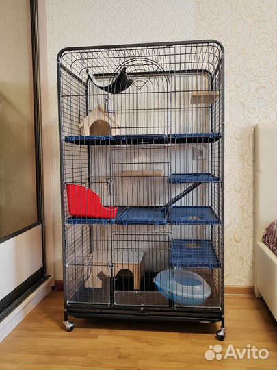 Клетка для грызунов с наполнением Kredo D801