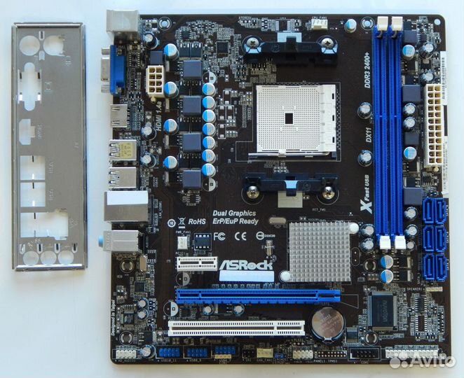 Материнская плата Socket FM1 Asrock A55M-HVS