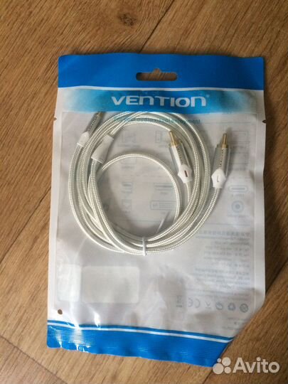 Кабель RCA Vention 3,5 мм на 2RCA разветвитель RCA