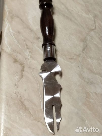 Нож вилка для снятия шашлыка, качество на уровне